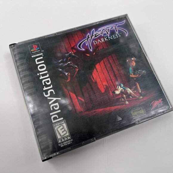 Sony PlayStation Gray Console (SCPH-9001), Heart of Darkness Game, Memory Card - Picture 7 of 7